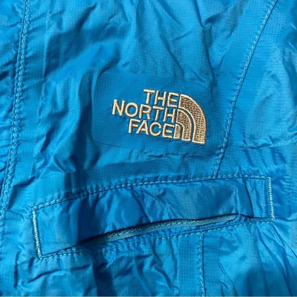 North Face Teal Blue Lightweight Jacket Girls 14/16 Large - Picture 8 of 8